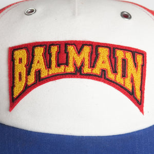 BALMAIN Red & White Cap