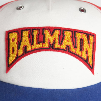 BALMAIN Red & White Cap