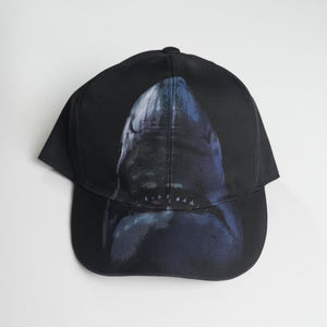 GIVENCHY Shark Print Black Cap
