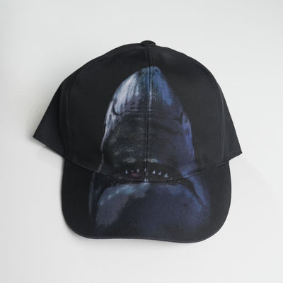 GIVENCHY Shark Print Black Cap