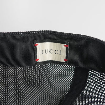 GUCCI Red Wolf Print Cap