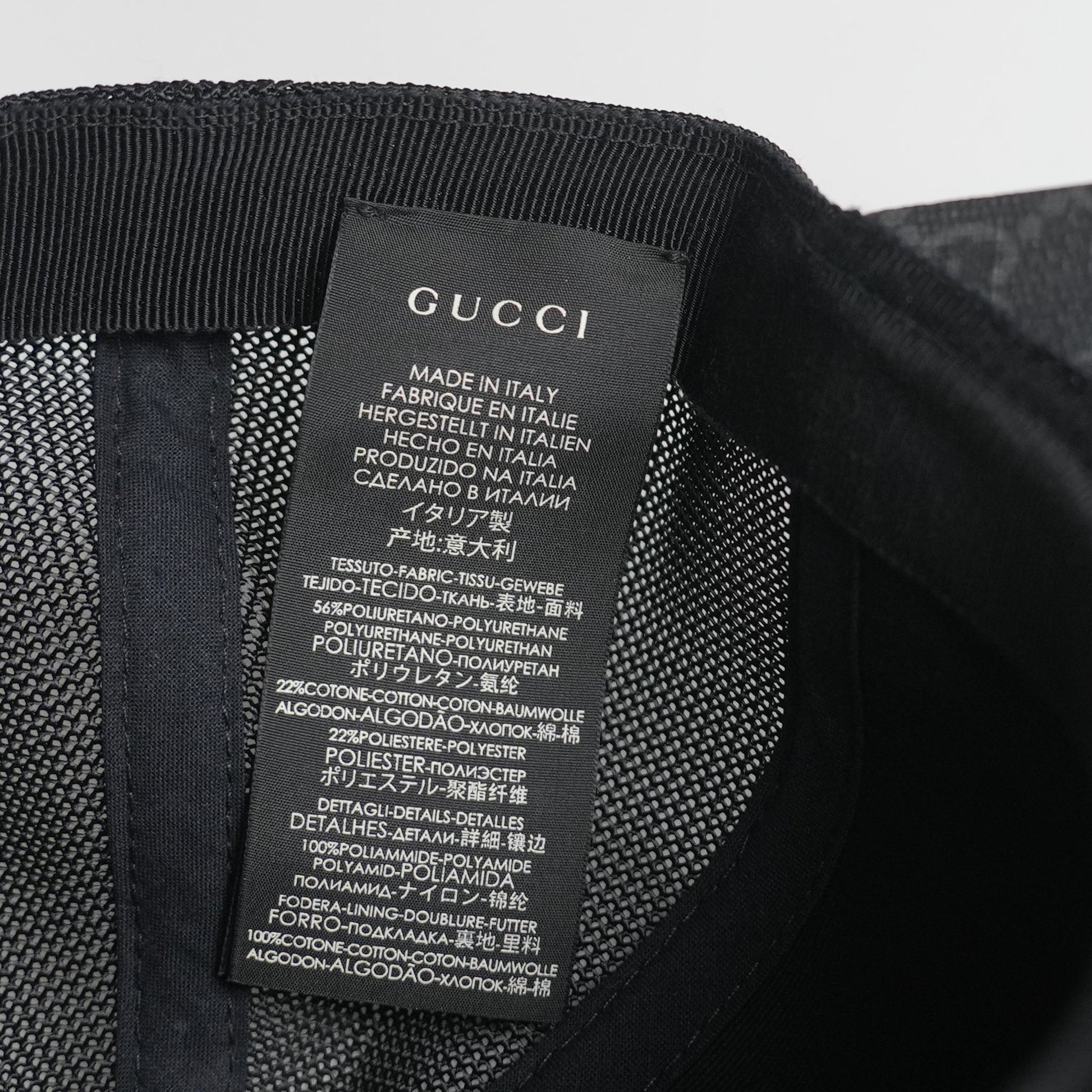 GUCCI Red Wolf Print Cap