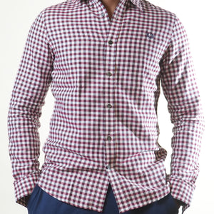 Fred Perry Red Chequered Shirt