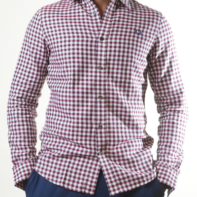 Fred Perry Red Chequered Shirt