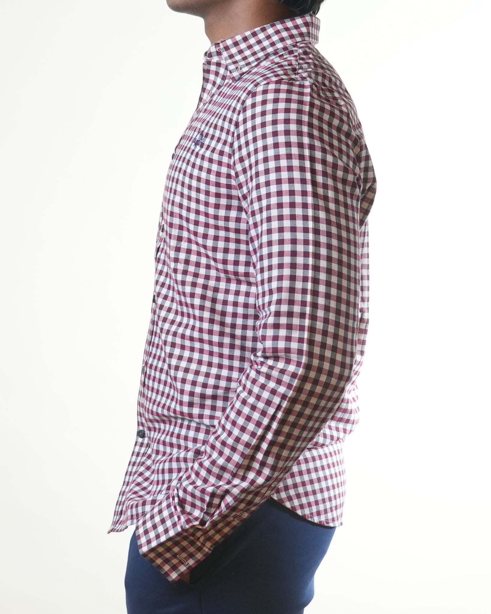 Fred Perry Red Chequered Shirt