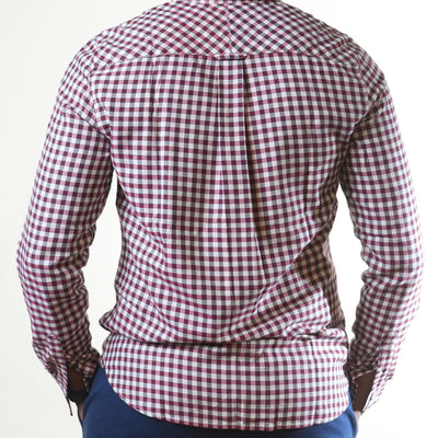 Fred Perry Red Chequered Shirt