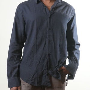 Calvin Klein Black & Grey Colourblocked  Shirt