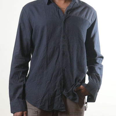Calvin Klein Black & Grey Colourblocked  Shirt