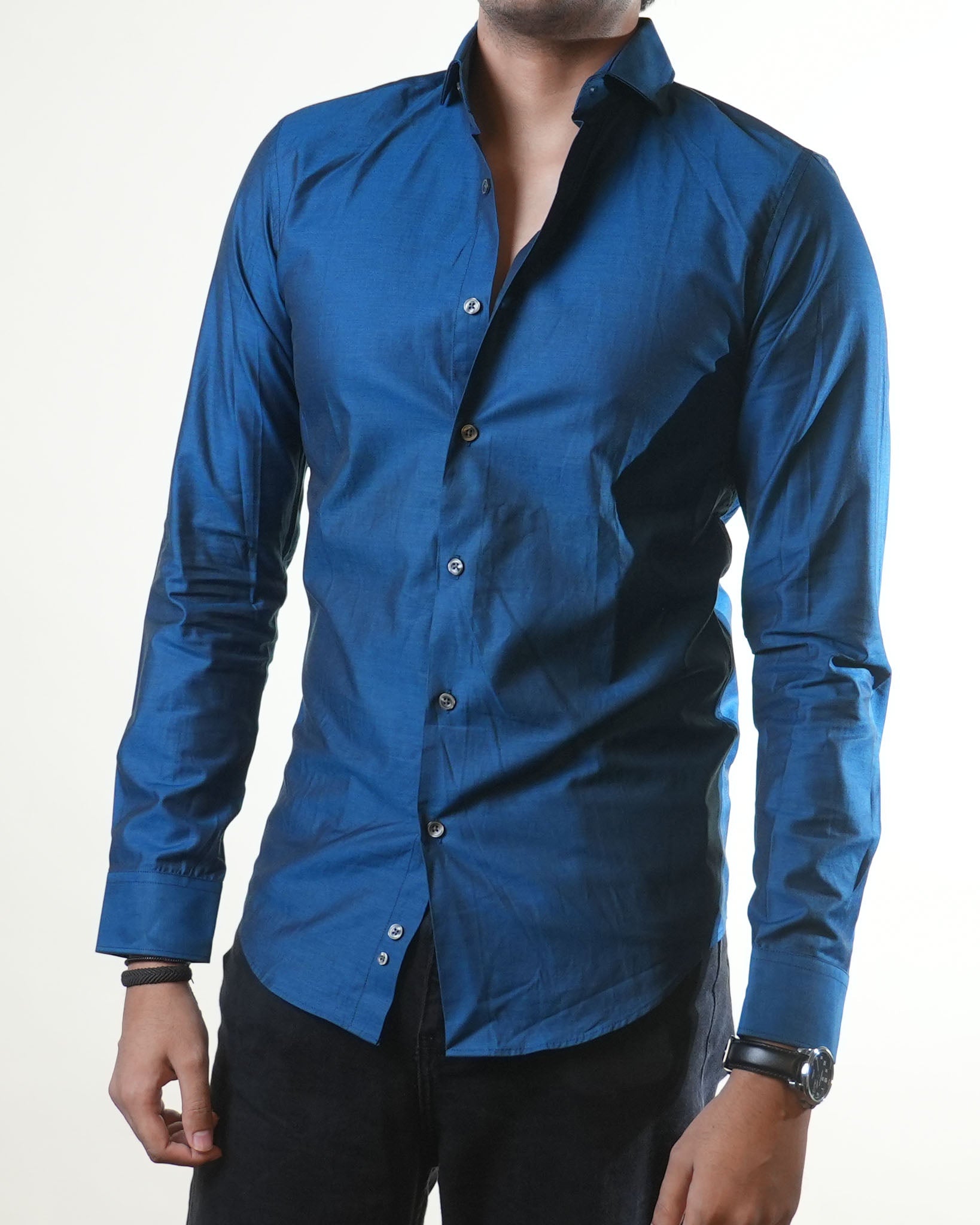 Zara Man Blue Formal Shirt