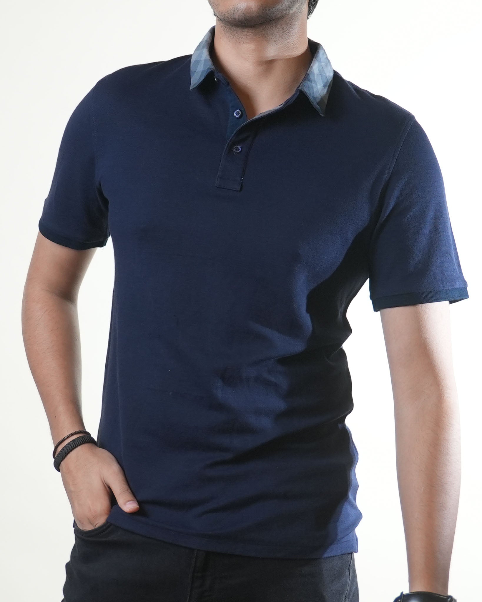 Burberry Brit Navy Blue Polo Tshirt