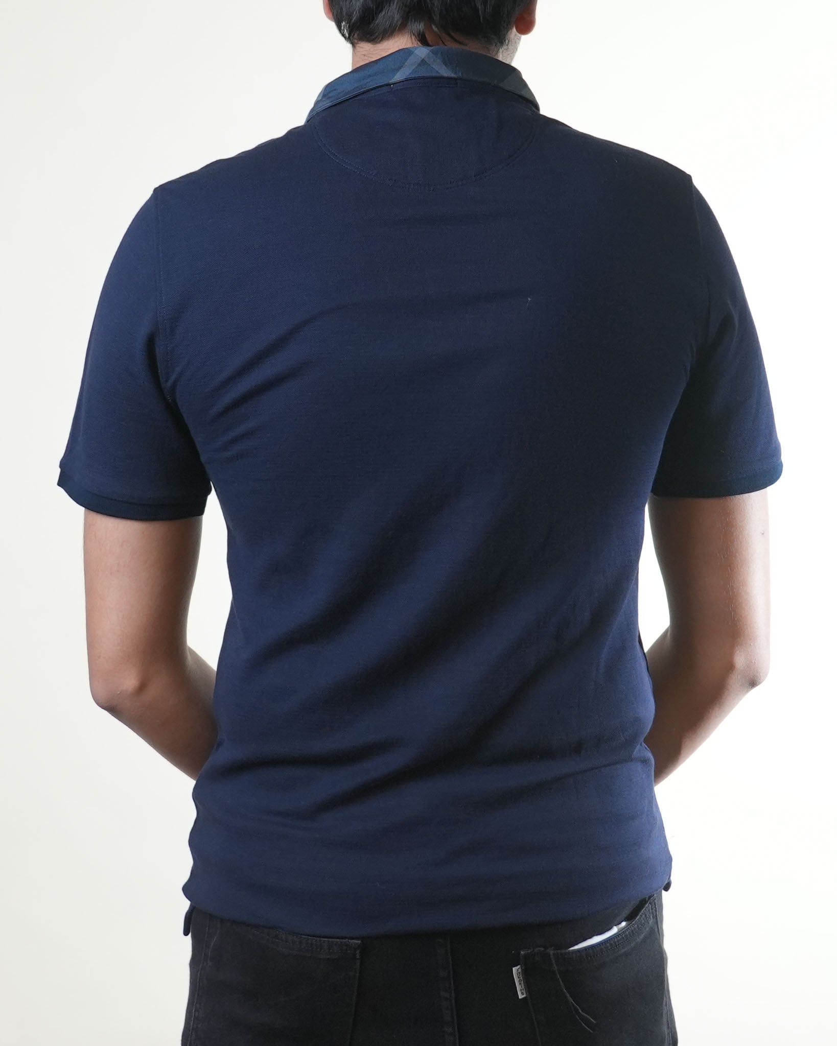 Burberry Brit Navy Blue Polo Tshirt