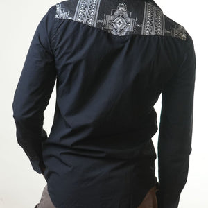Zara Man Black Cargo Shirt