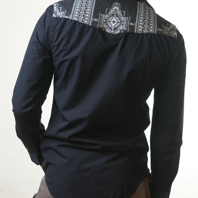 Zara Man Black Cargo Shirt