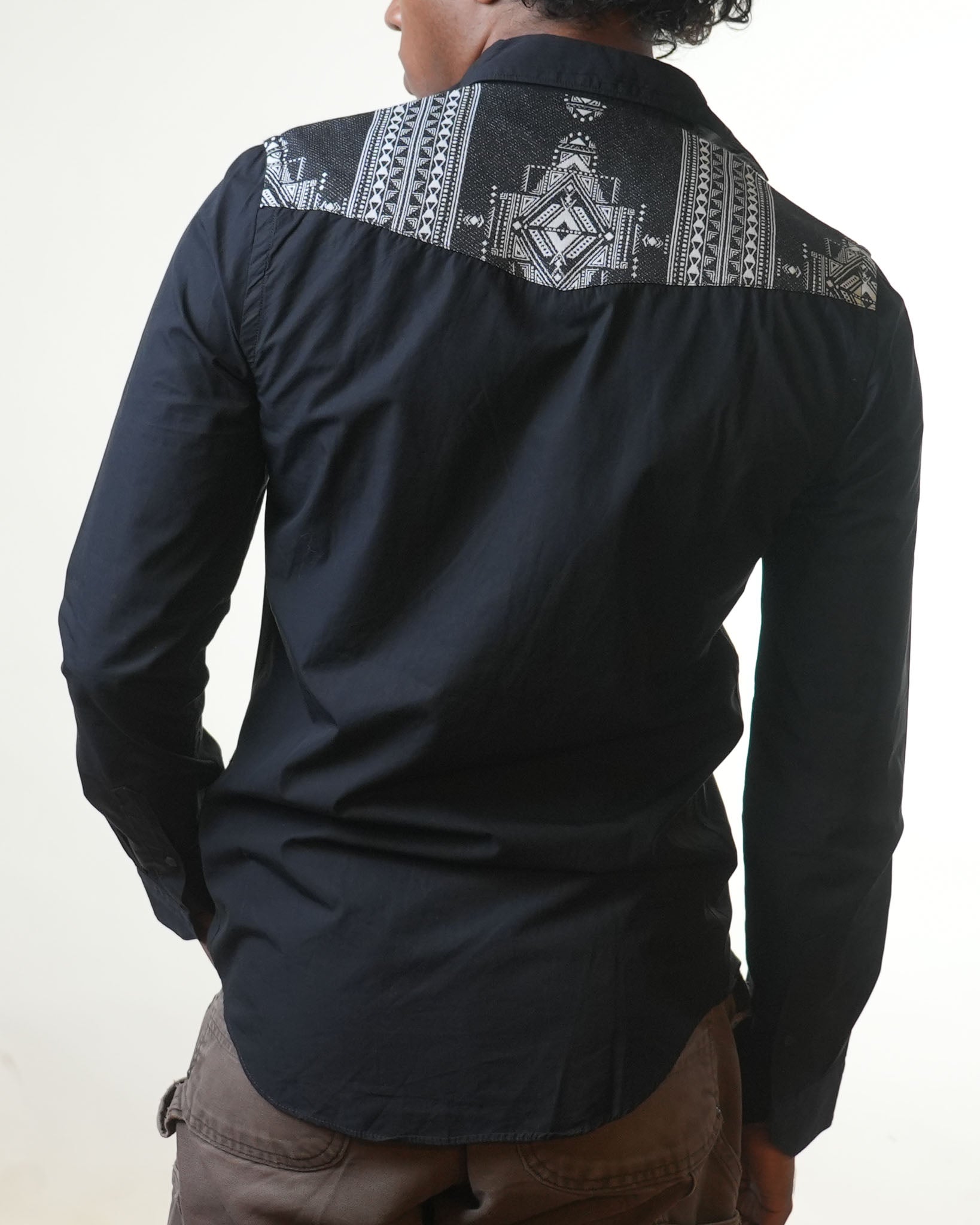 Zara Man Black Cargo Shirt