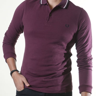 Fred Perry Maroon Polo Tshirt