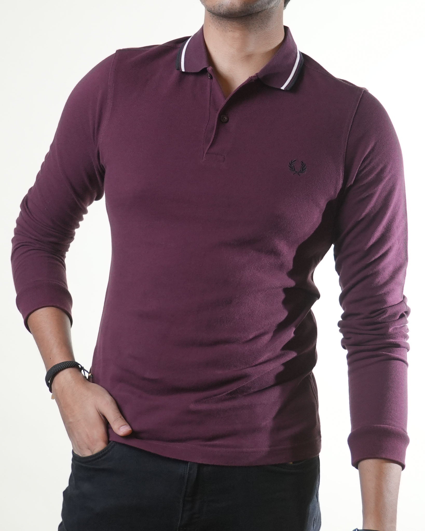 Fred Perry Maroon Polo Tshirt