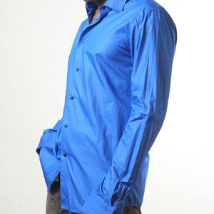 Versace Blue Formal Shirt