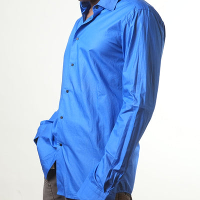 Versace Blue Formal Shirt