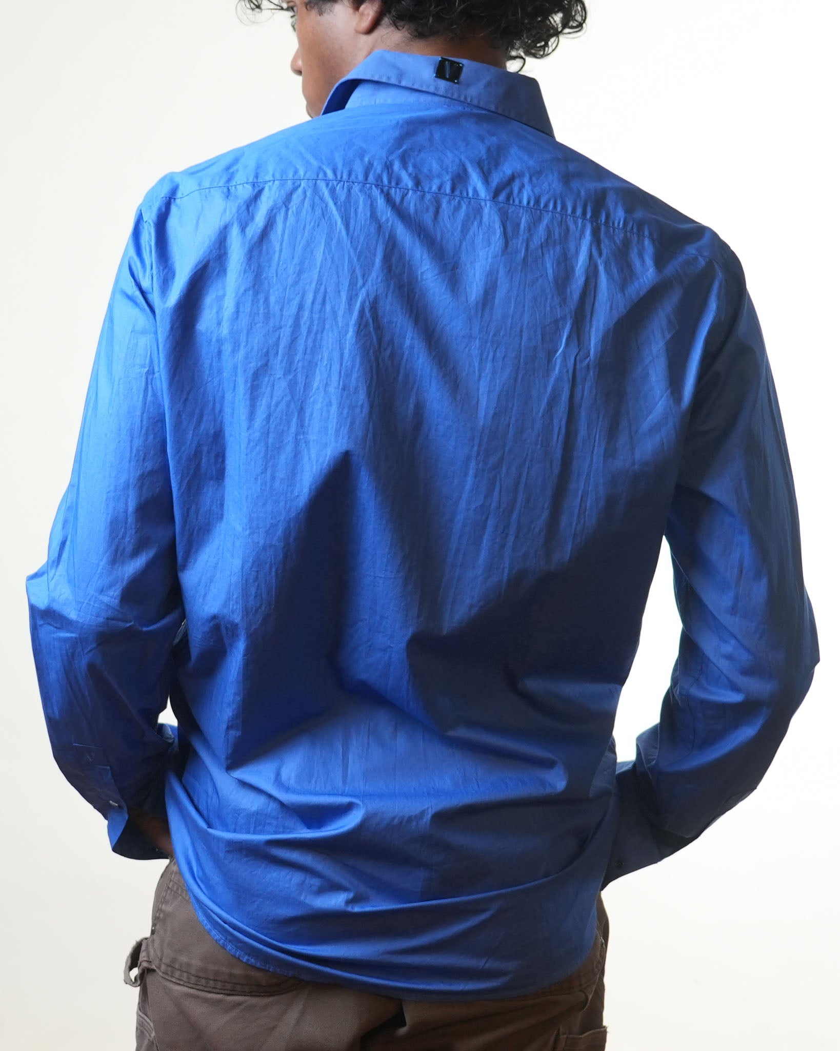 Versace Blue Formal Shirt
