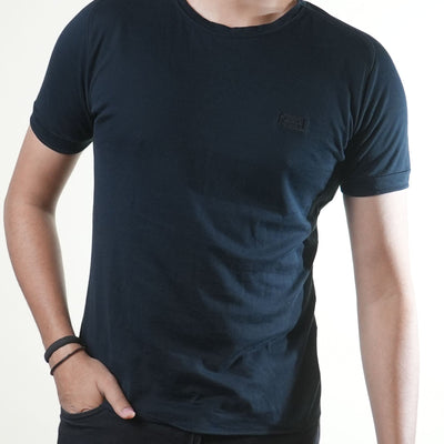 Versace Classic Navy Blue Crewneck Tshirt