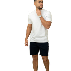 CAPO Chino Side Adjuster Navy Shorts