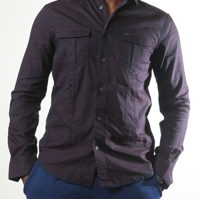 Armani Exchange Dotted Full Sleeve Shirt