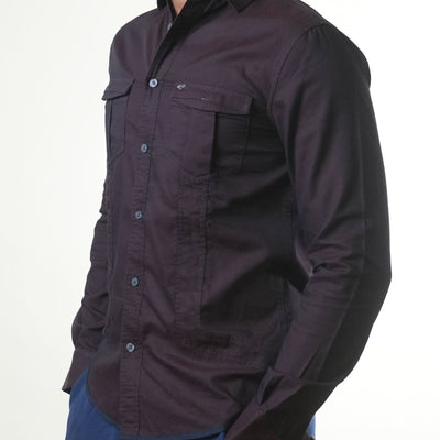 Armani Exchange Dotted Full Sleeve Shirt