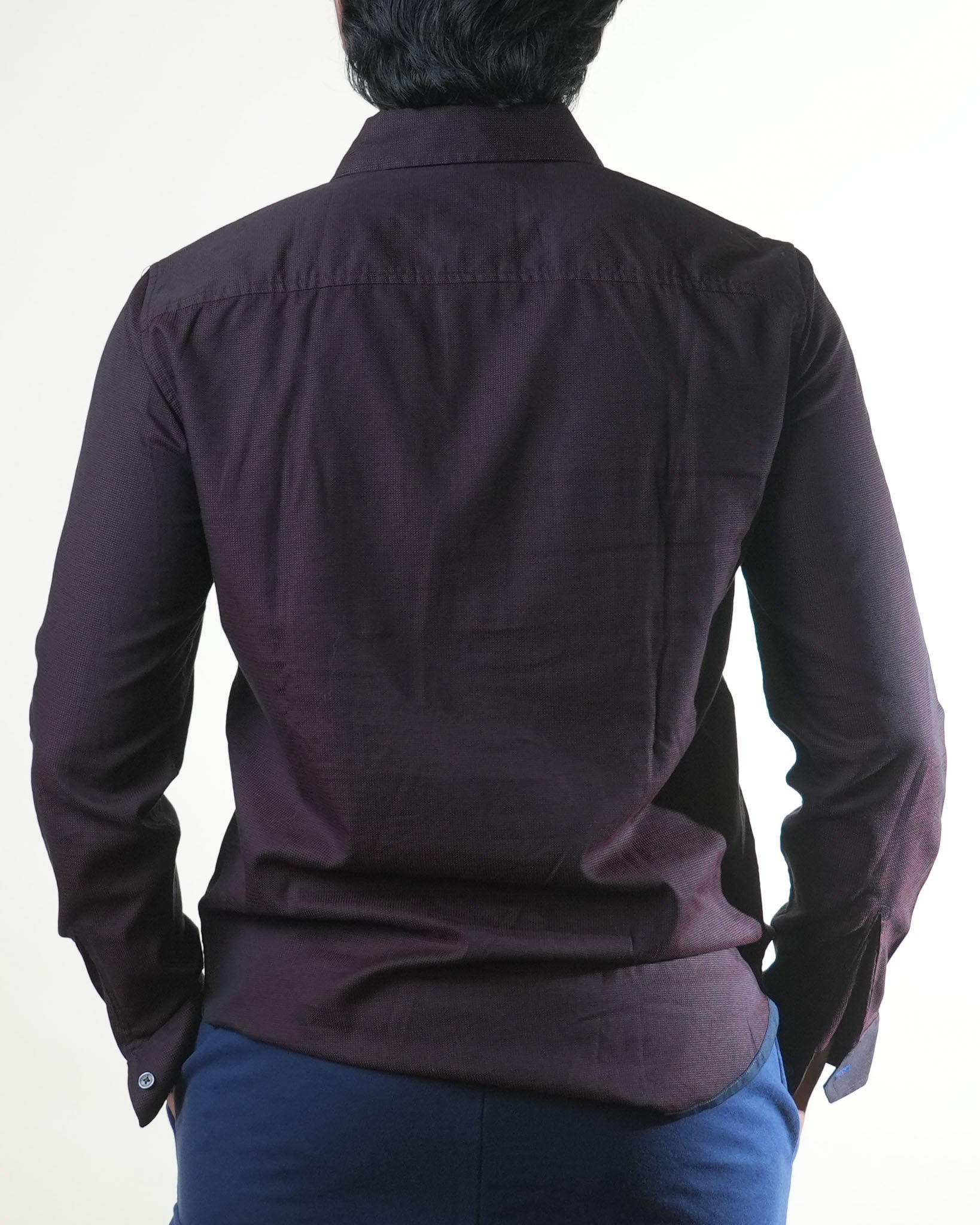 Armani Exchange Dotted Full Sleeve Shirt