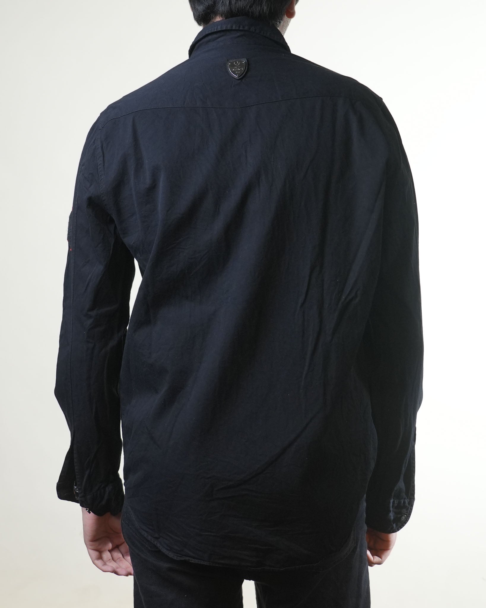 The Emperor Black Double Pocket Shirt