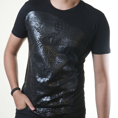 Armani Exchange Eagle Print Black Tshirt