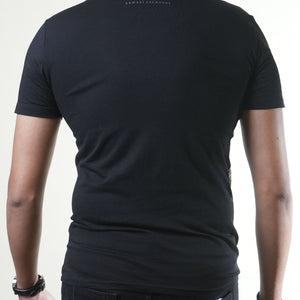 Armani Exchange Eagle Print Black Tshirt