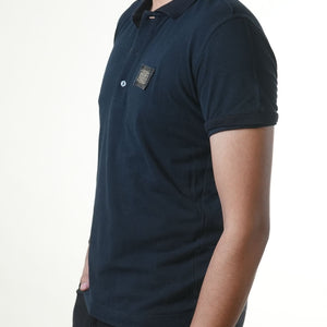 Dolce & Gabbana Navy Blue Polo Tshirt