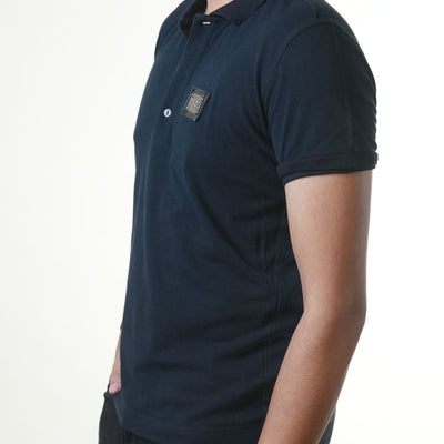 Dolce & Gabbana Navy Blue Polo Tshirt
