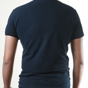 Dolce & Gabbana Navy Blue Polo Tshirt