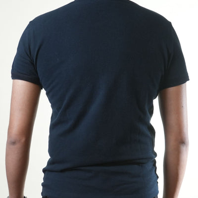 Dolce & Gabbana Navy Blue Polo Tshirt