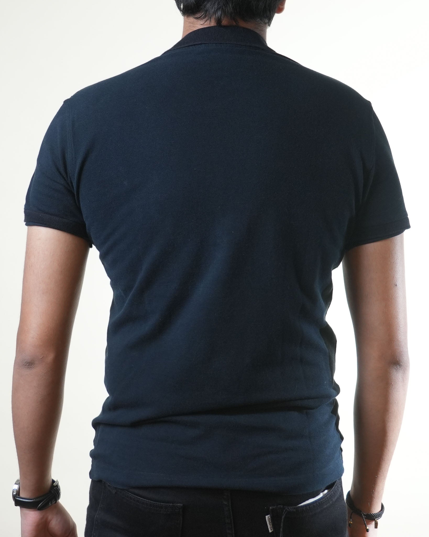 Dolce & Gabbana Navy Blue Polo Tshirt