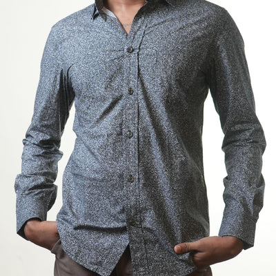 Diesel Black White Splattered Shirt