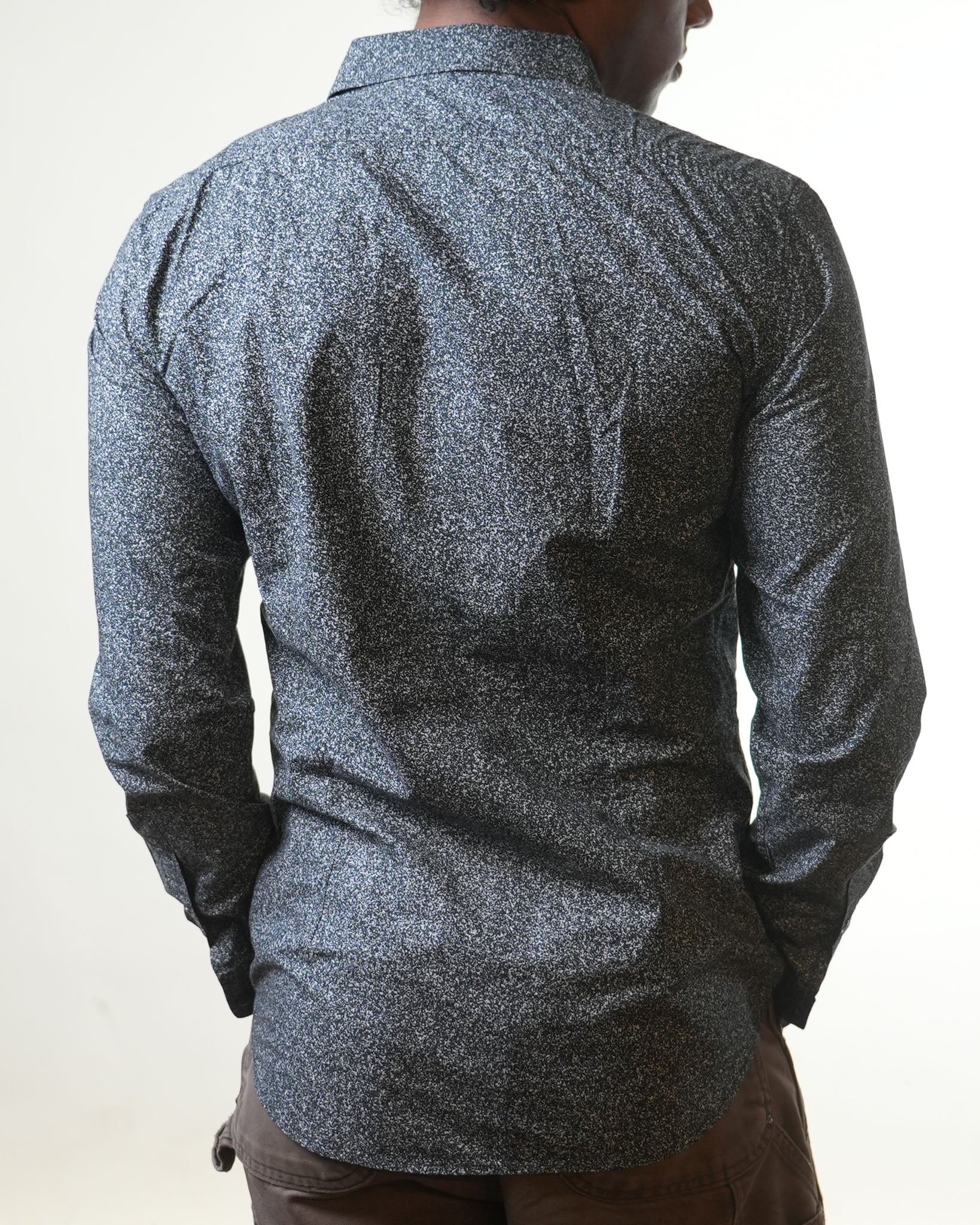 Diesel Black White Splattered Shirt
