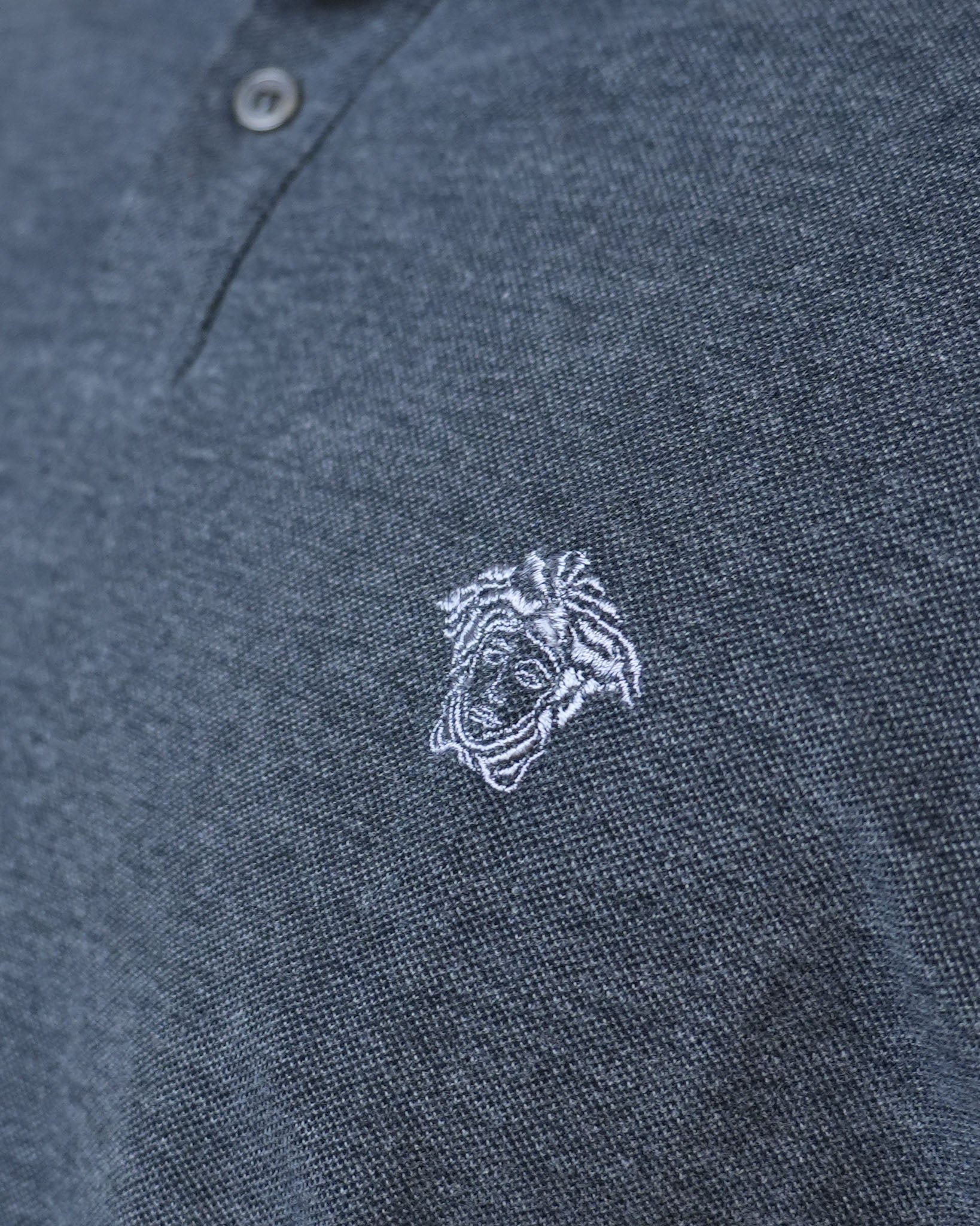 Versace Grey Polo Tshirt