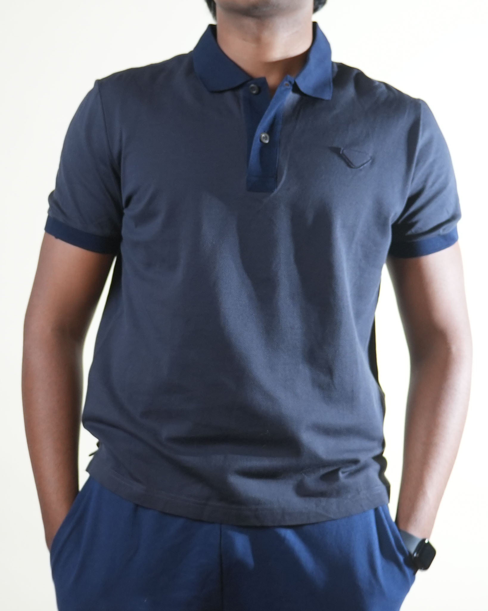 Prada Grey Collared Tshirt