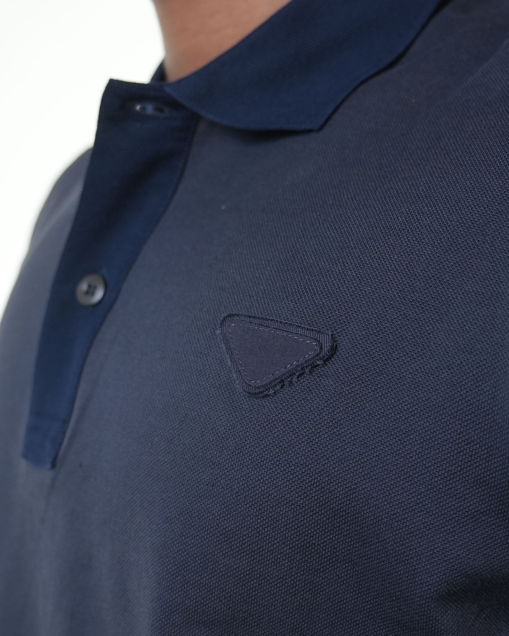 Prada Grey Collared Tshirt