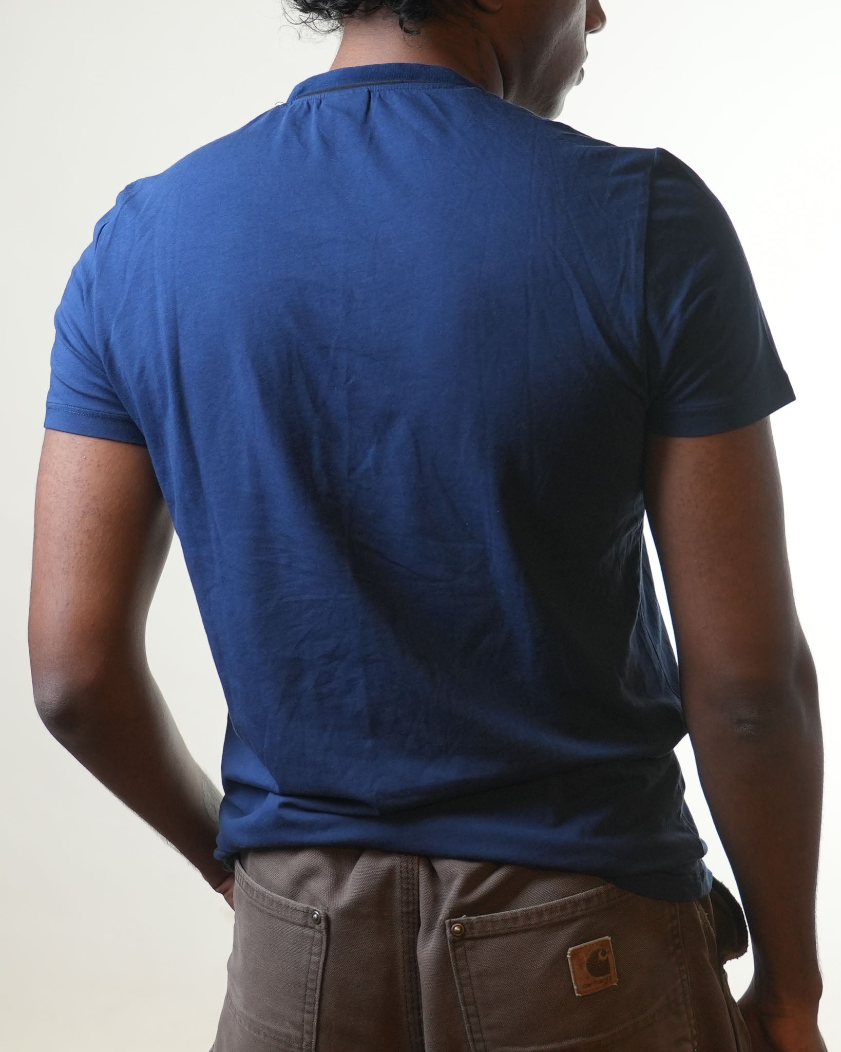 Gf Ferre Navy Blue Crewneck Tshirt