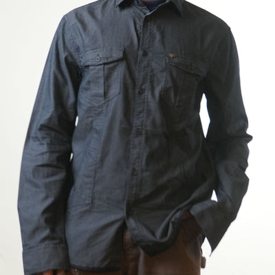 Armani Exchange Black Dotted Shirt