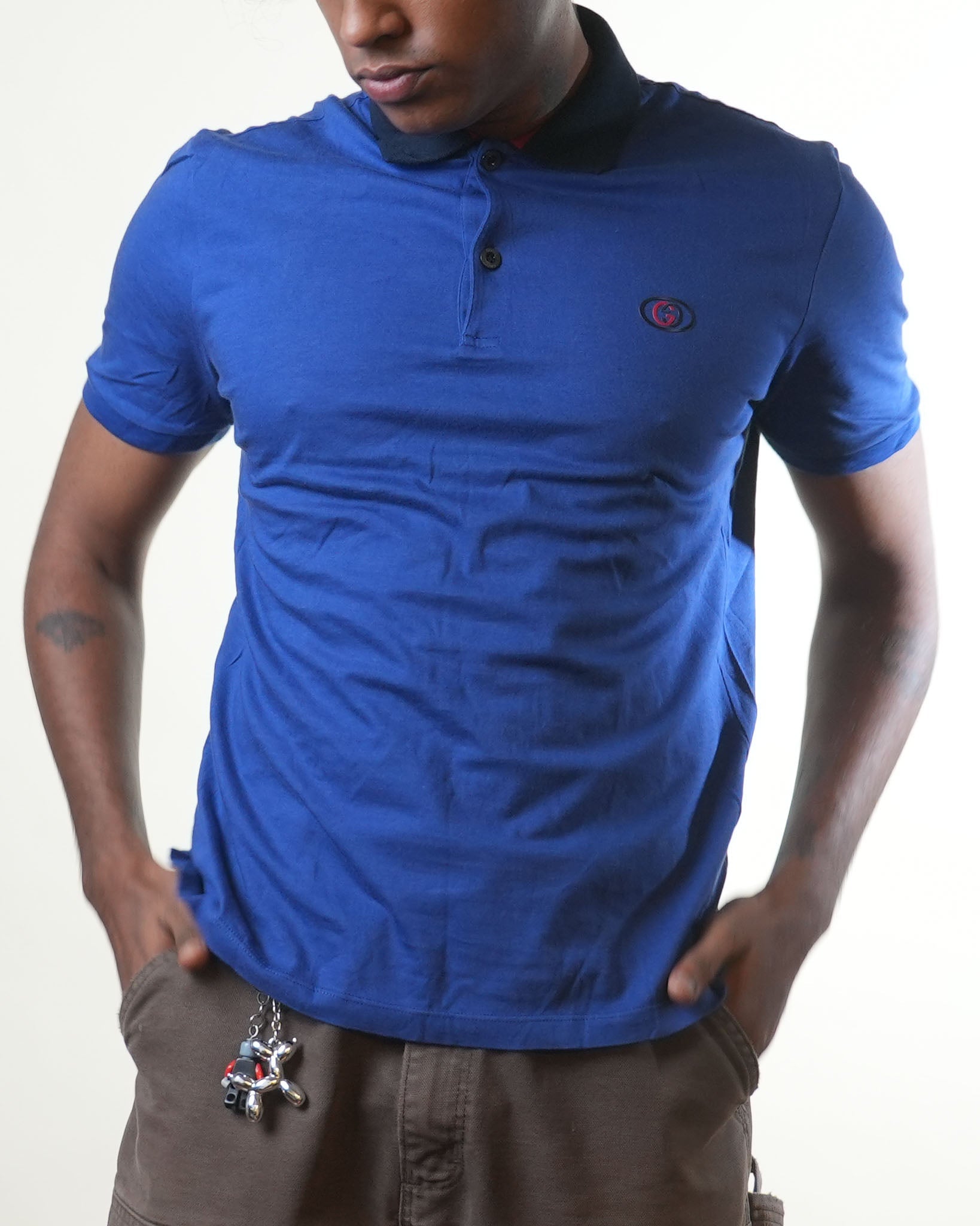 Gucci Blue Polo Tshirt