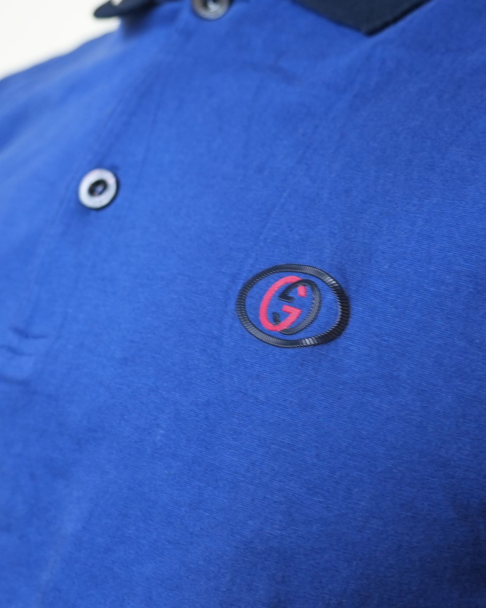 Gucci Blue Polo Tshirt