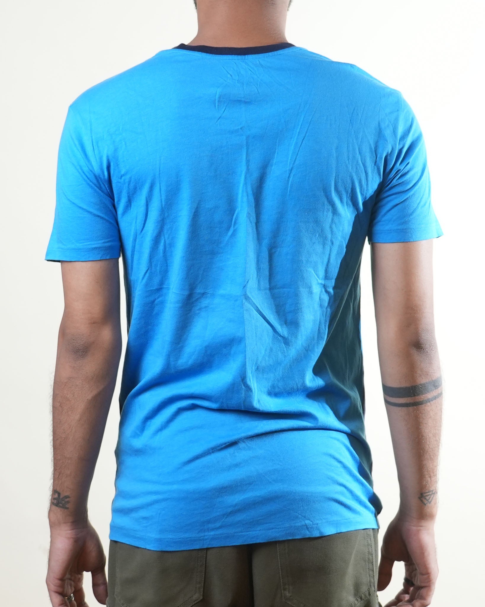 Armani Exchange Blue Basic Tee