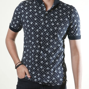 Dolce & Gabbana Skull Printed Black Tee