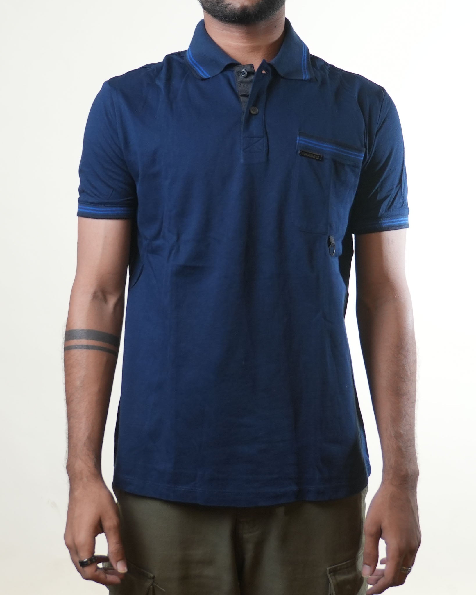 Gf Ferre Navy Blue Polo Tshirt