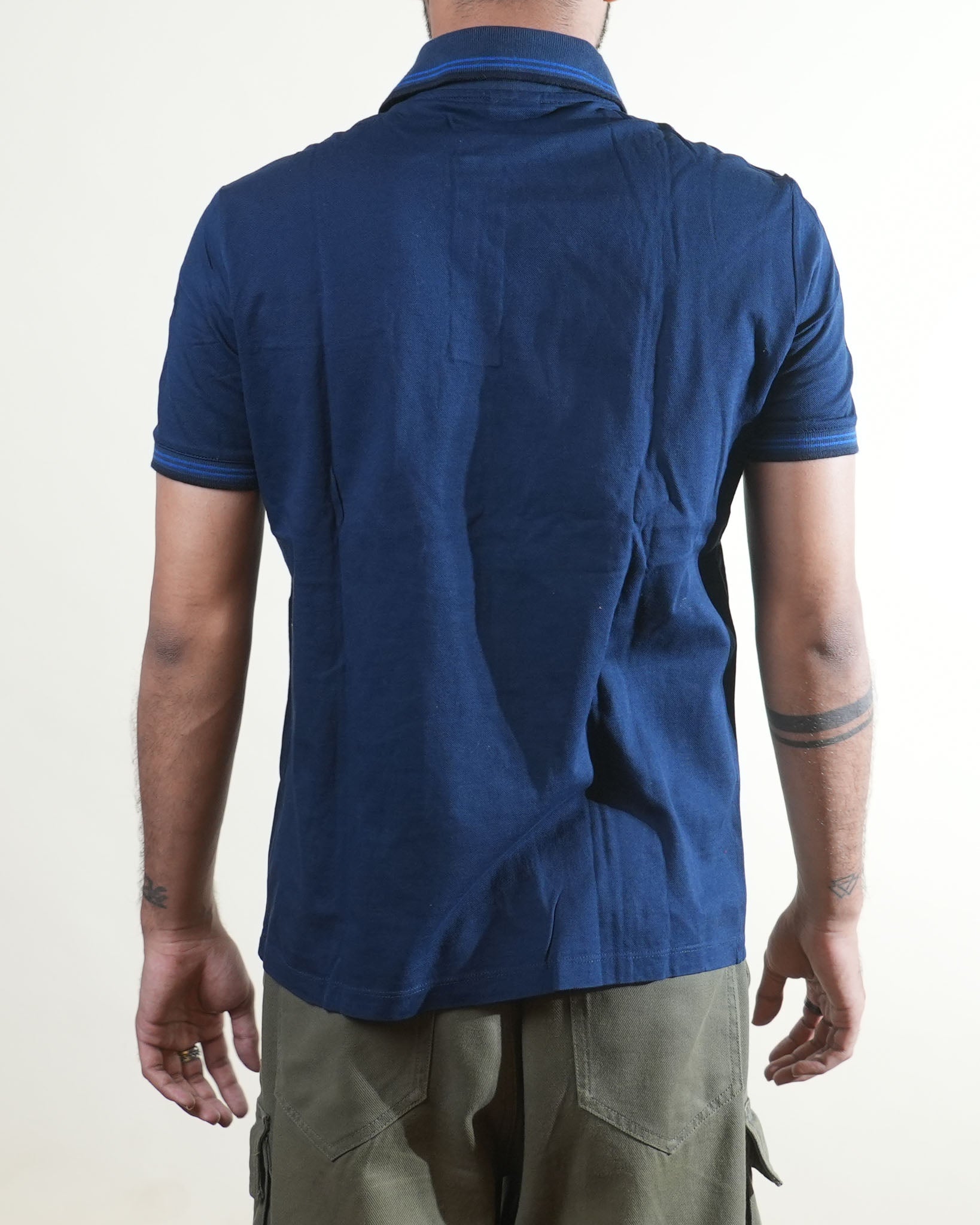 Gf Ferre Navy Blue Polo Tshirt