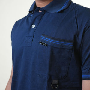Gf Ferre Navy Blue Polo Tshirt